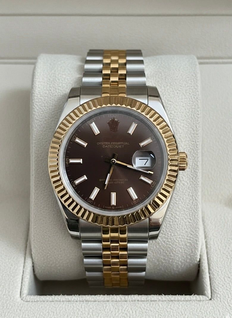 Rolex Date Just chocolate Dial