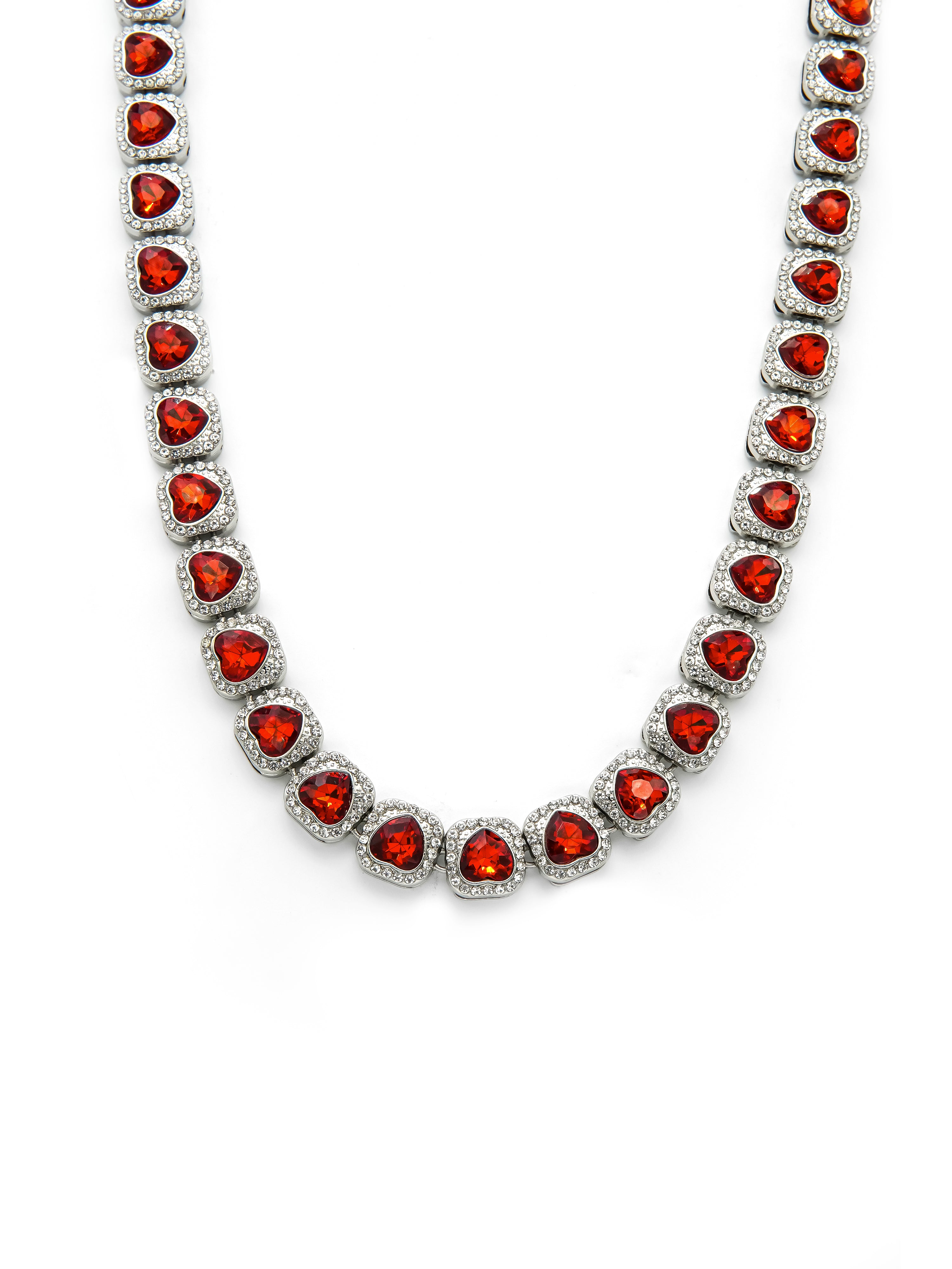 Heart Cluster Tennis Chain