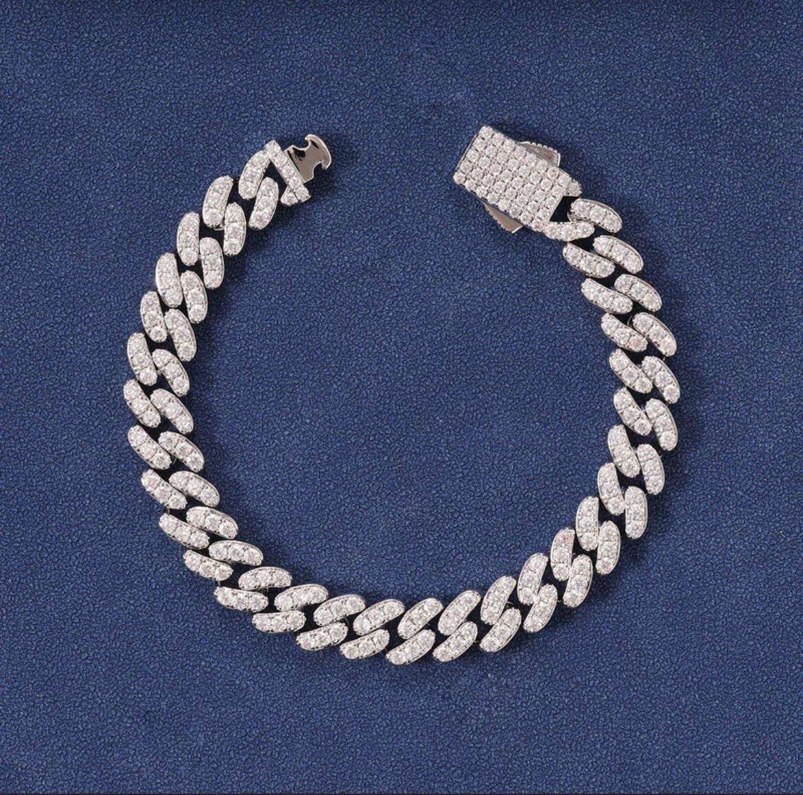 8MM Prong Cuban Bracelet - Hype Nation