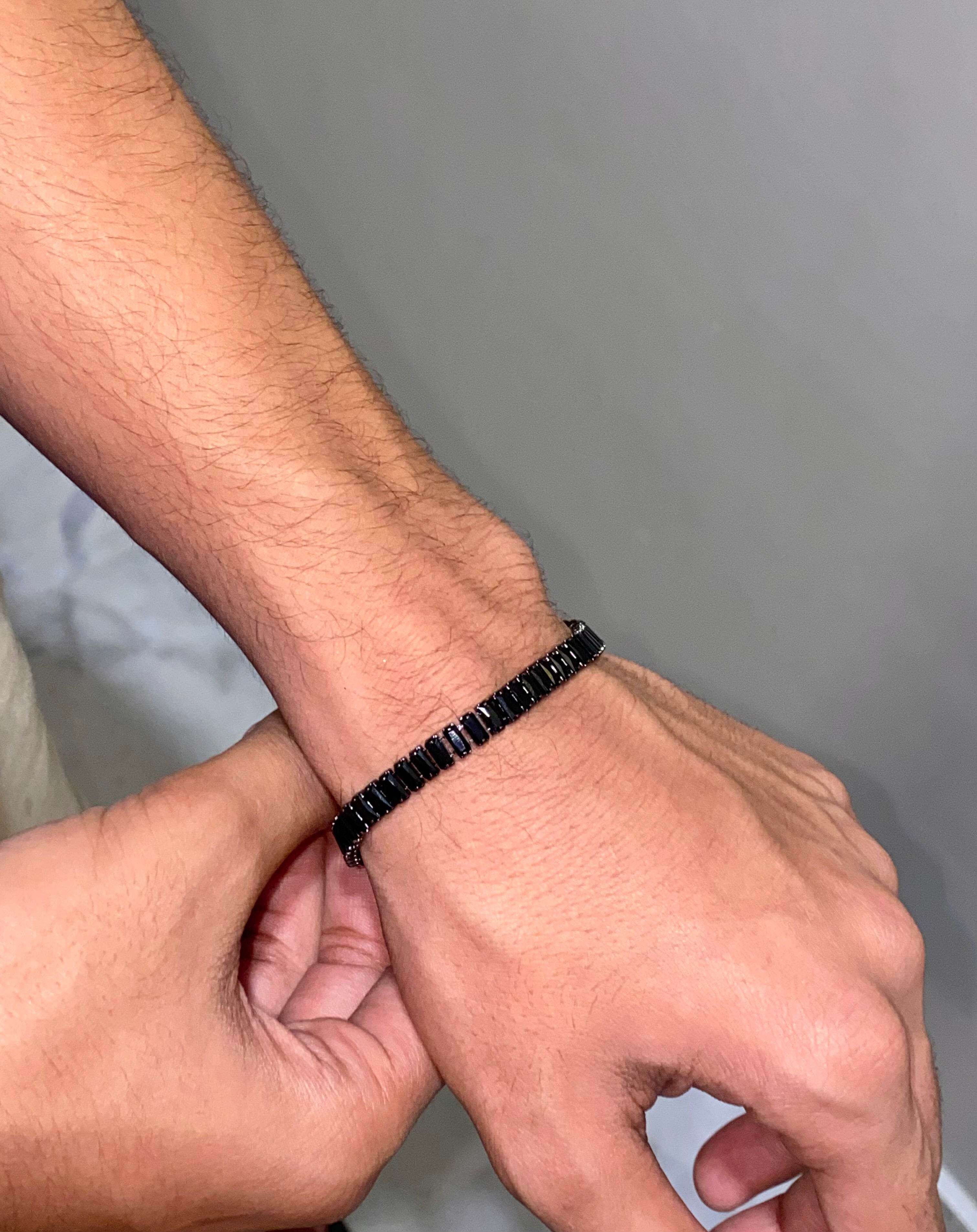 Baguette Tennis Bracelet - Hype Nation