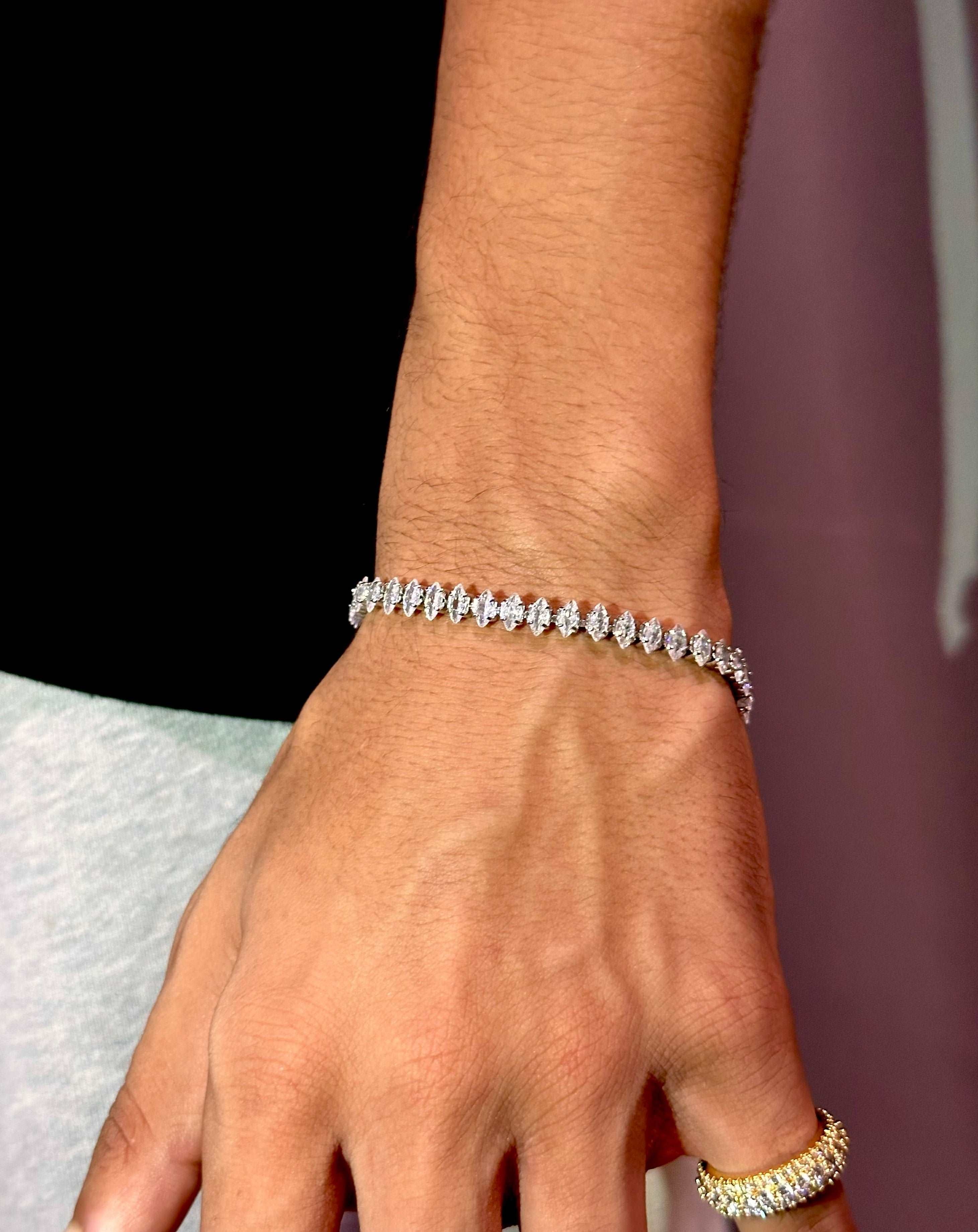 Marquise Cut Tennis bracelet - Hype Nation