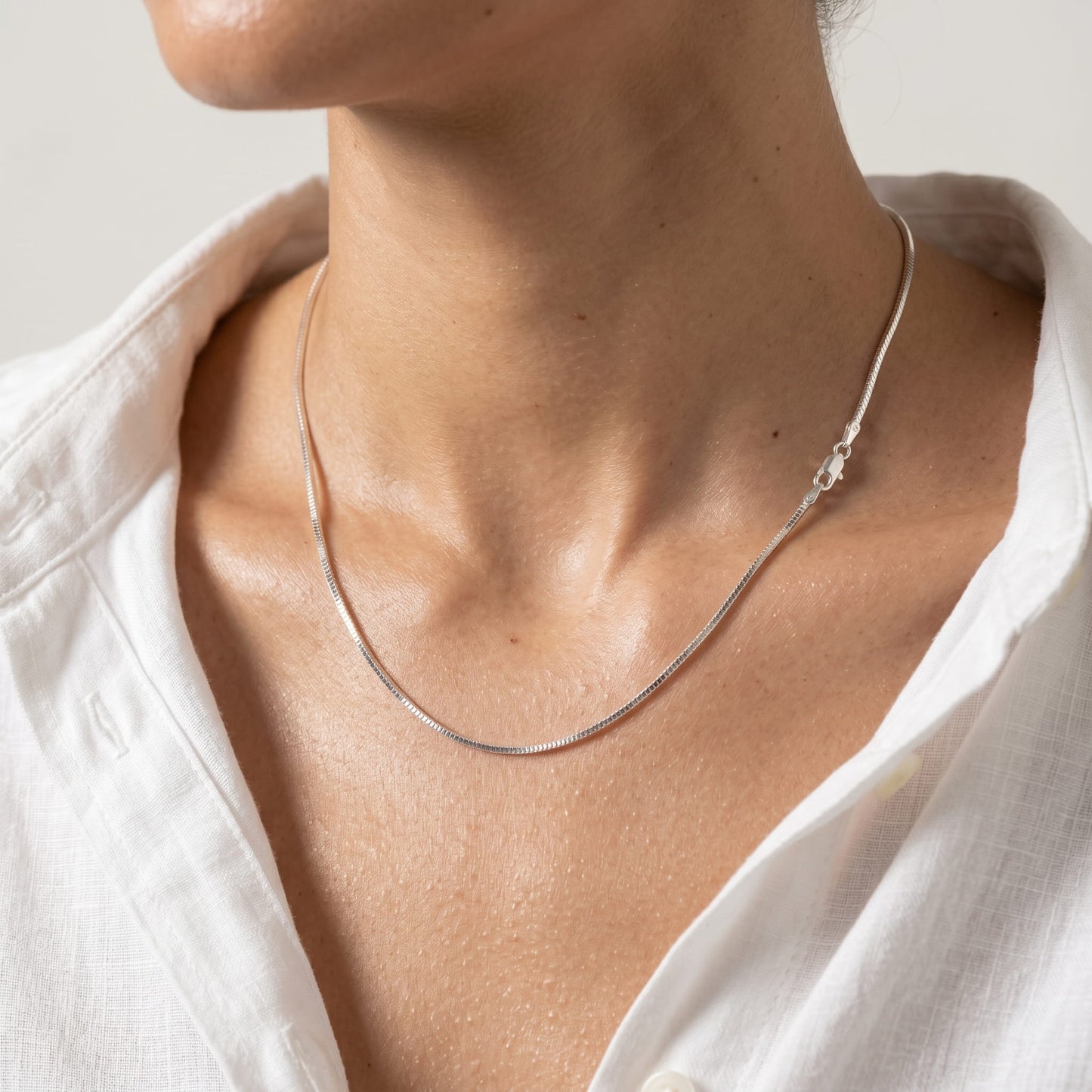 Box Snake Chain Sterling Silver 925