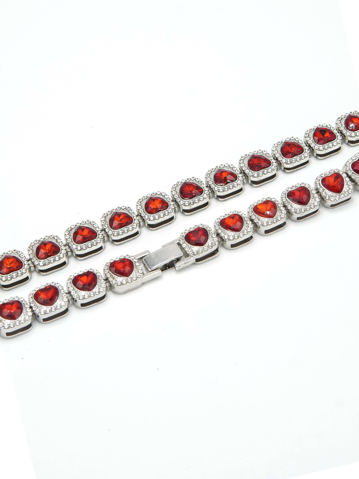 Heart Cluster Tennis Chain Hype Nation
