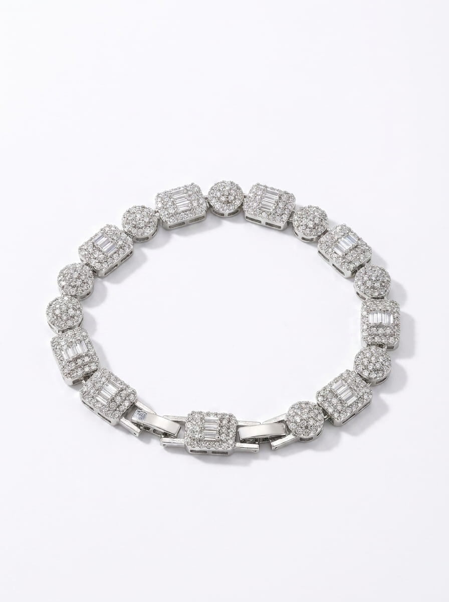 Diamond Cluster Bracelet