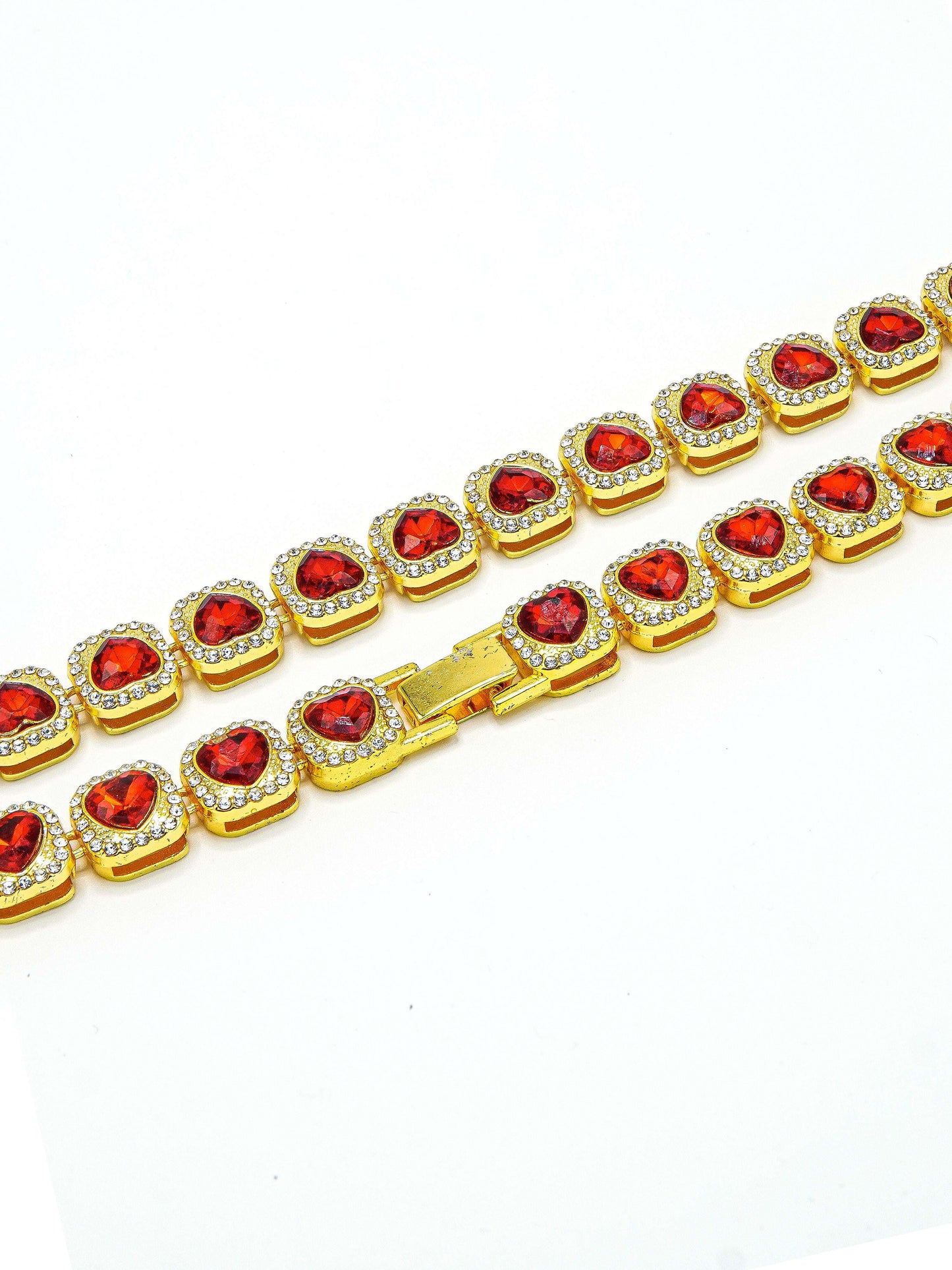 Heart Cluster Tennis Chain Hype Nation