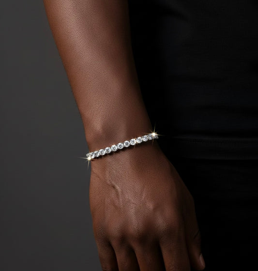 2mm round cut Tennis bracelet
