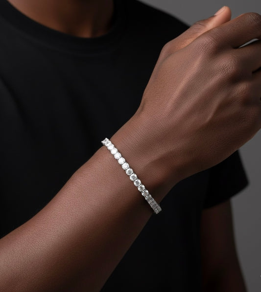 2mm round cut Tennis bracelet