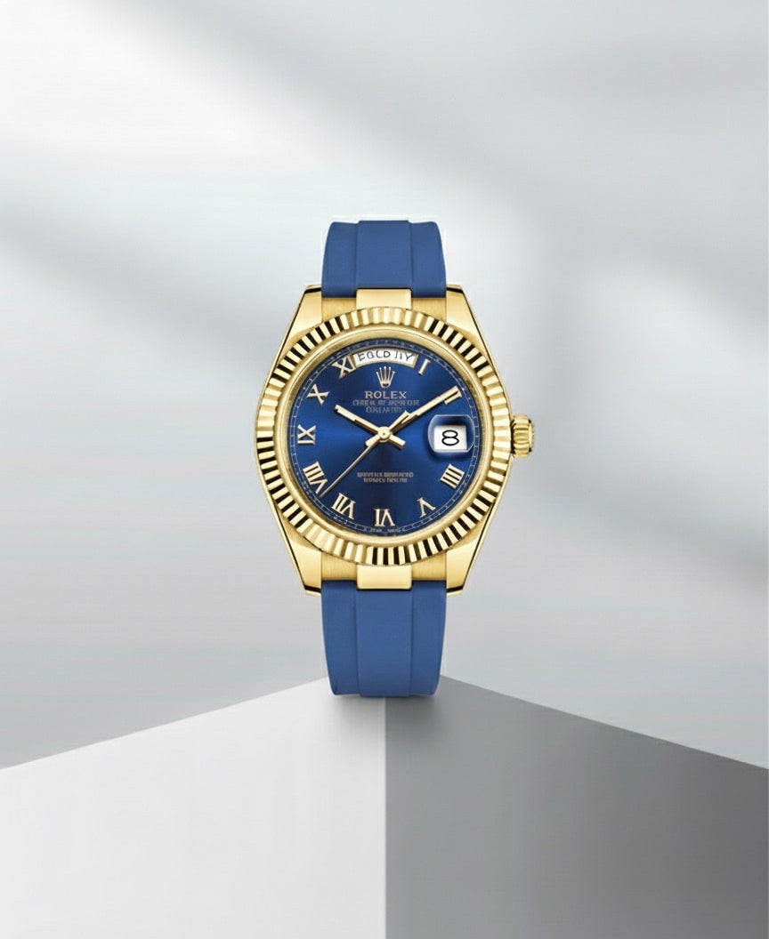 Rolex Day Date Blue Gold