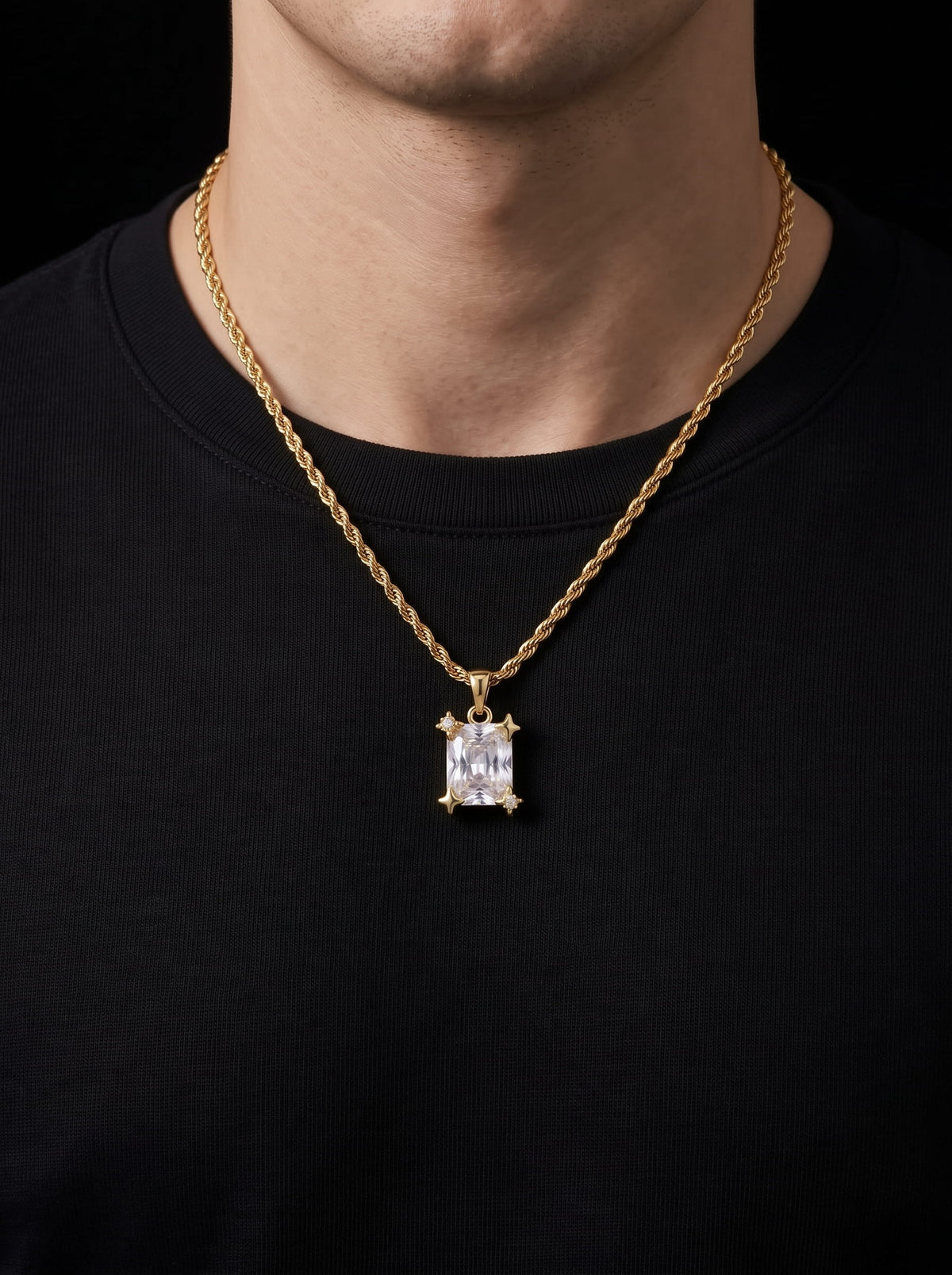 4 Point Star Pendant
