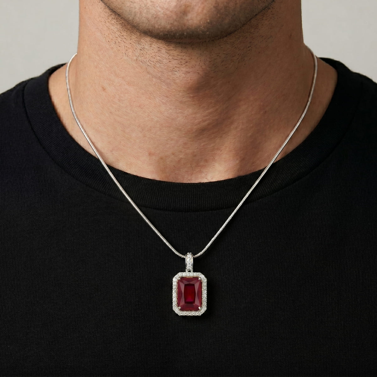 Gemstone Pendant Sterling Silver 925 Hype Nation