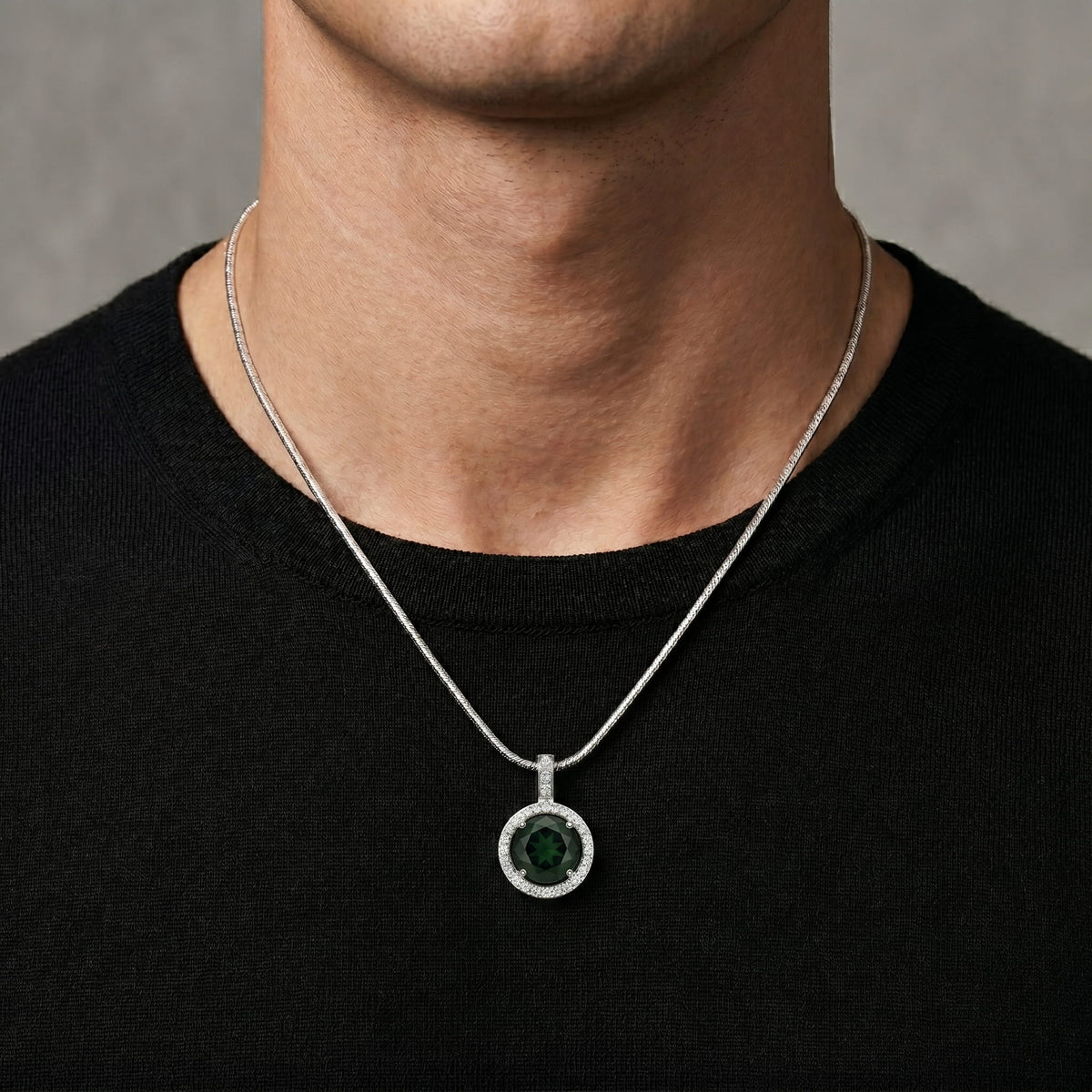 Gemstone Pendant Sterling Silver 925 Hype Nation
