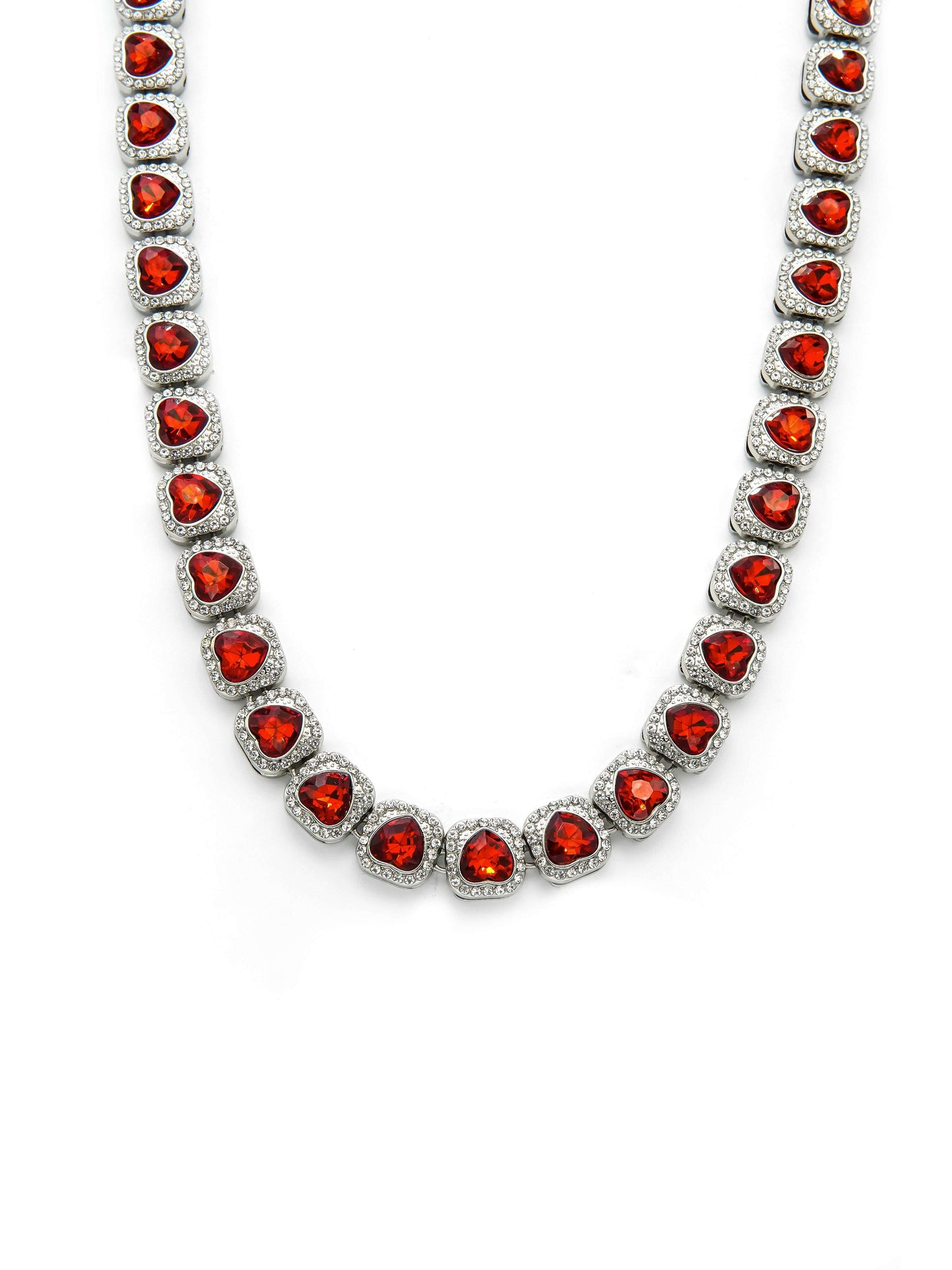 Heart Cluster Tennis Chain Hype Nation