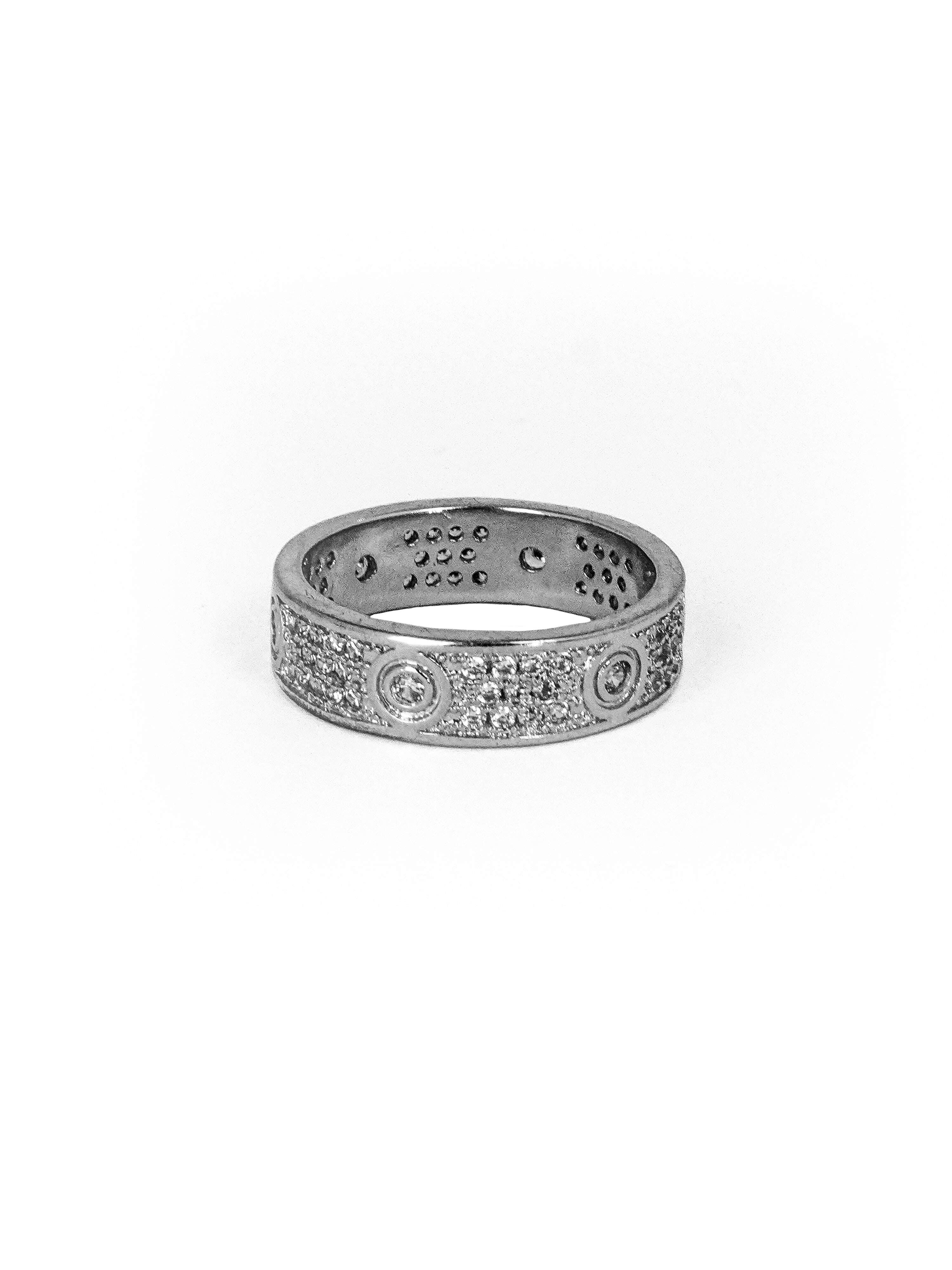 Iced out Cartier ring Hype Nation