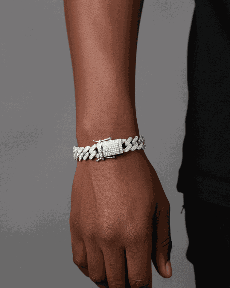 14 prong cuban bracelet 