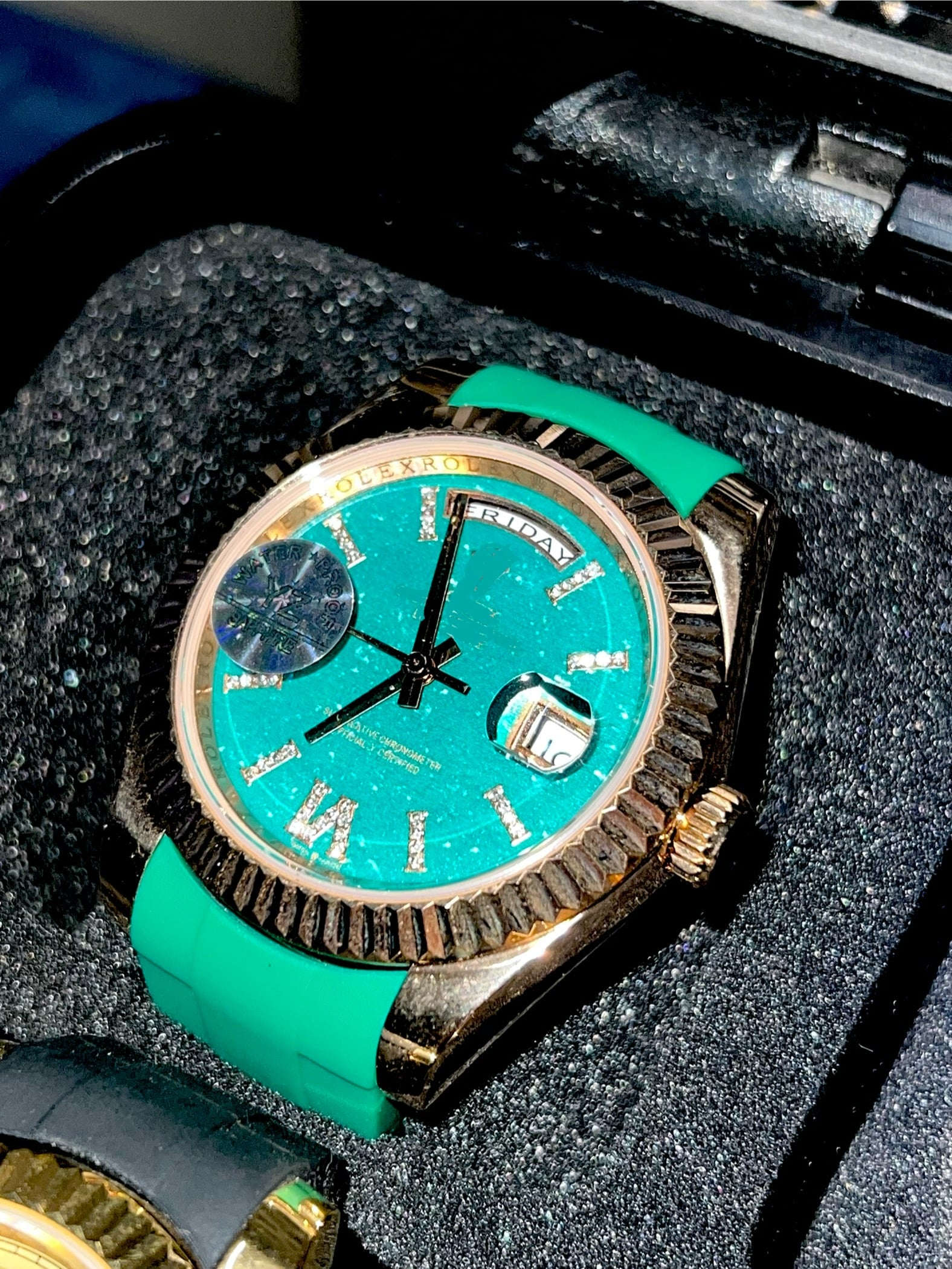 Rolex Day Date Green Faces Hype Nation