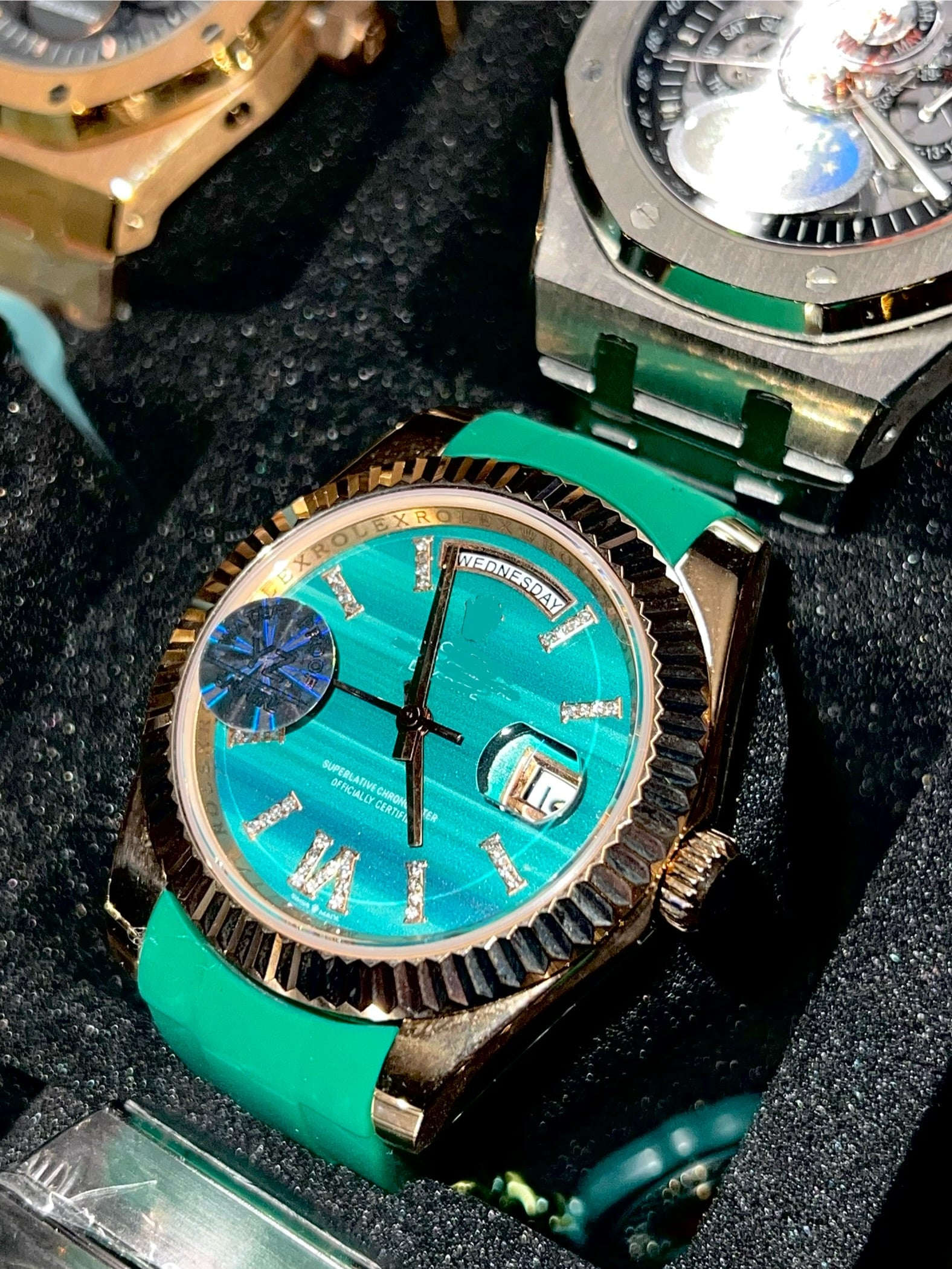 Rolex Day Date Green Faces Hype Nation