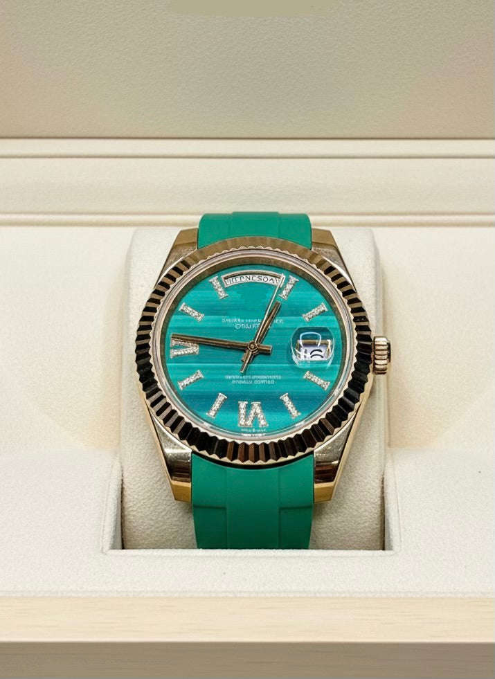 Rolex Day Date Green Faces Hype Nation